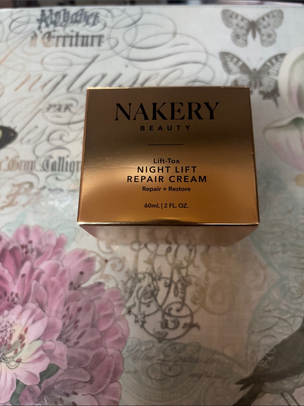 Nakery Beauty Night Lift Repair Cream - Gold